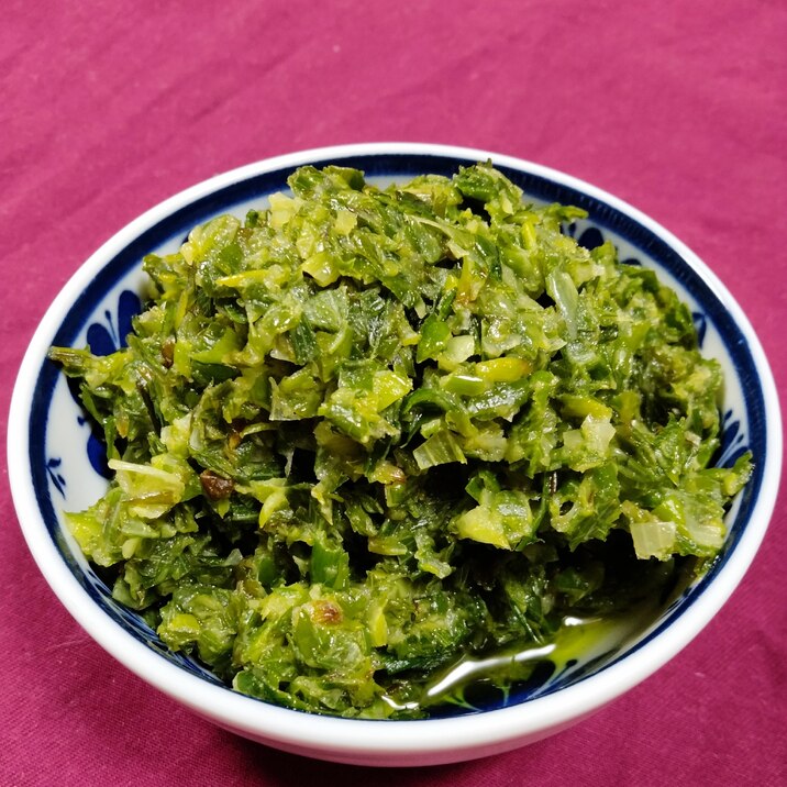 あると便利*長ネギの青い部分を使って油炒め